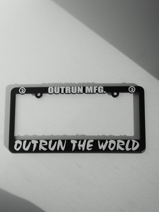 Outrun MFG. License Plate Frame