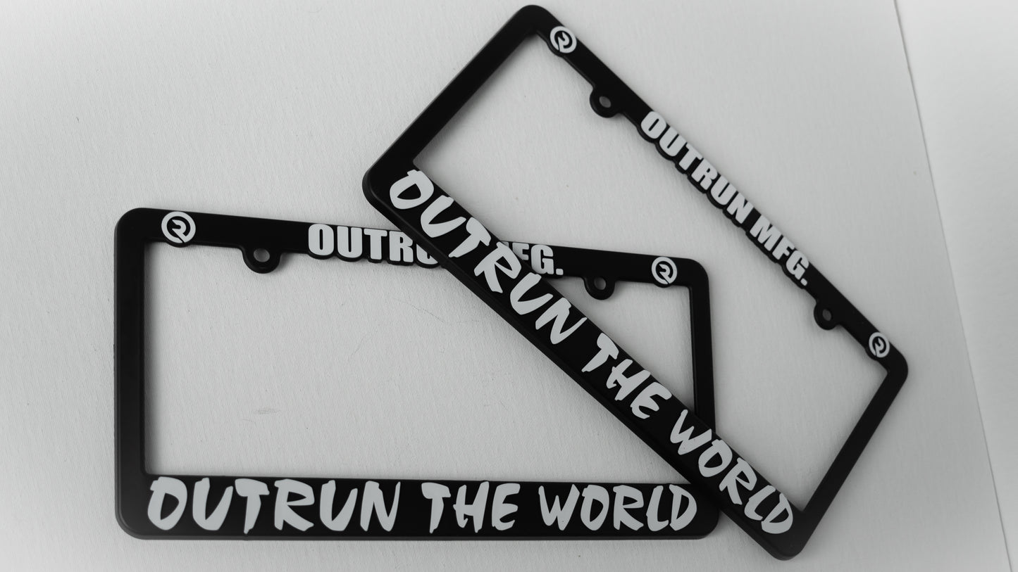 Outrun MFG. License Plate Frame